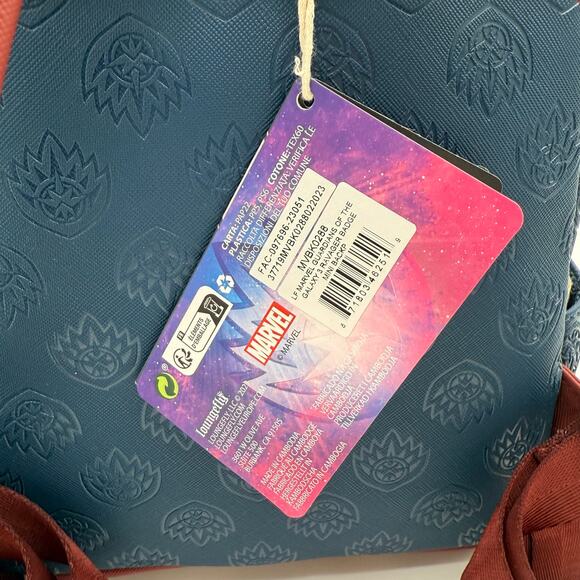 Loungefly Guardians of the Galaxy Vol. 3 Ravager Badge Mini Backpack NWT - Picture 6 of 6